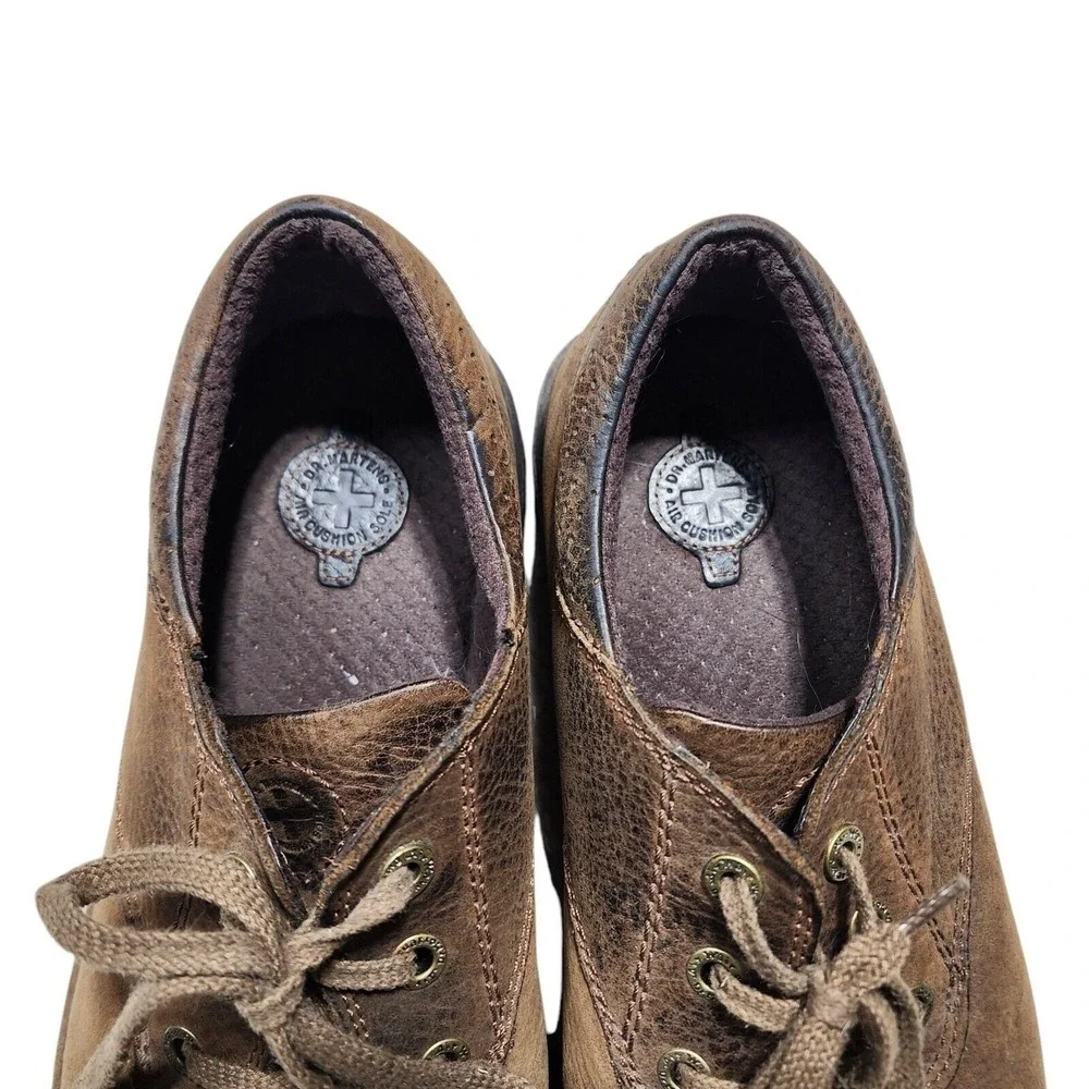 Dr. Martens Nevin Shoes Mens 13 Brown Leather Oxford Lace Up AW004 KV05 N‎
